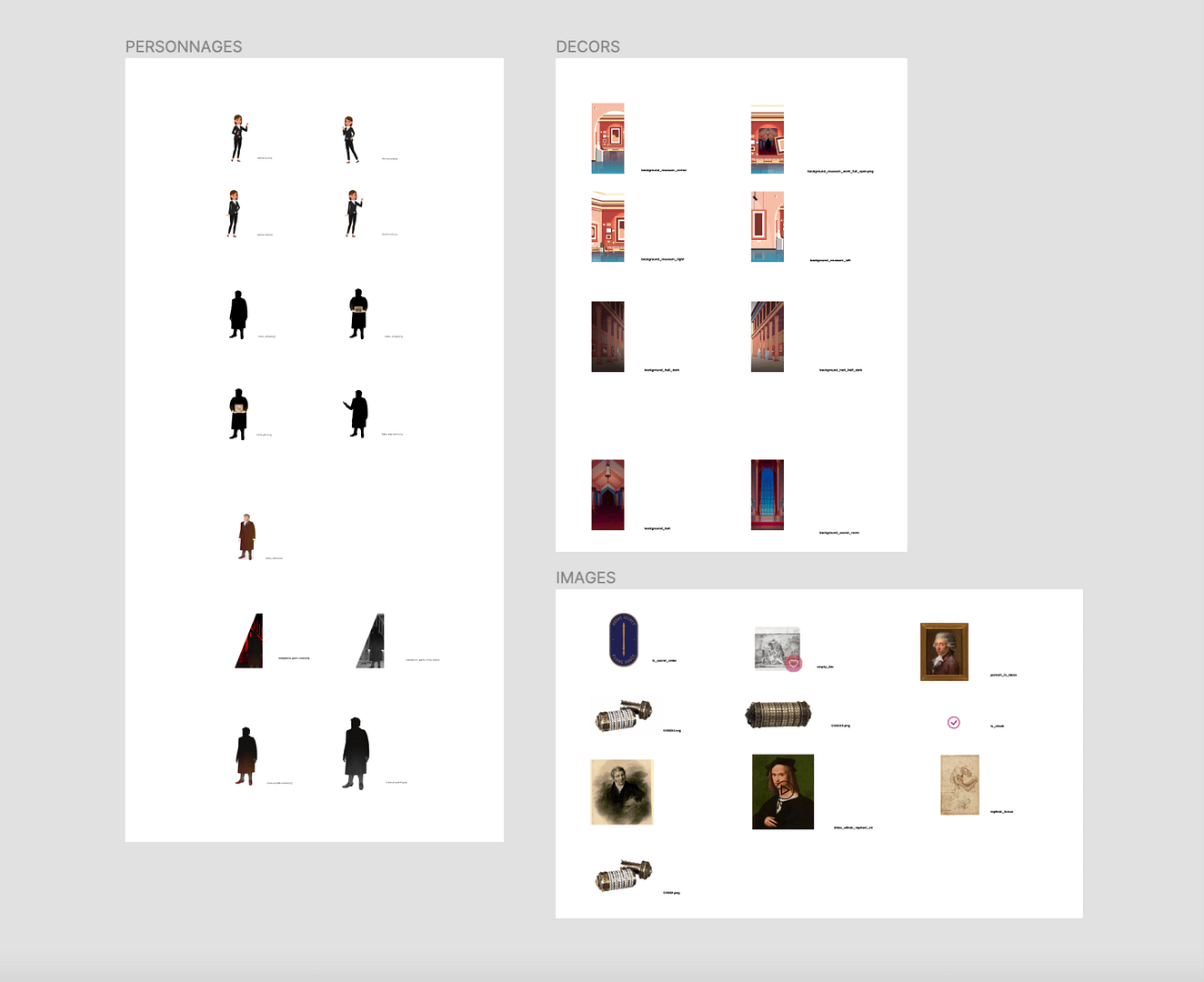 Components Characters